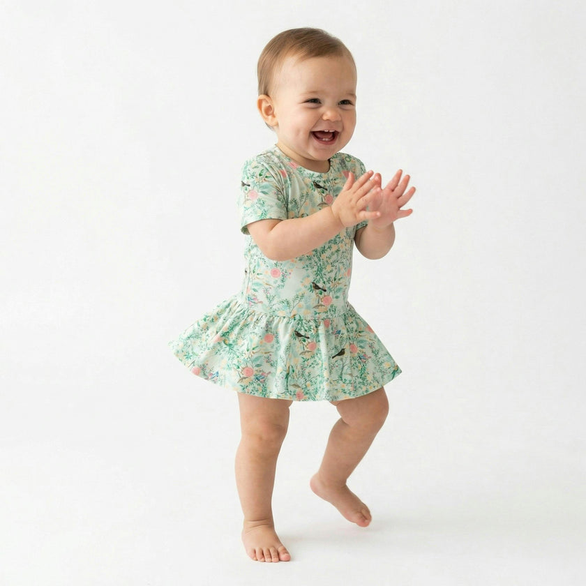 Bamboo Twirl Dress with Bodysuit