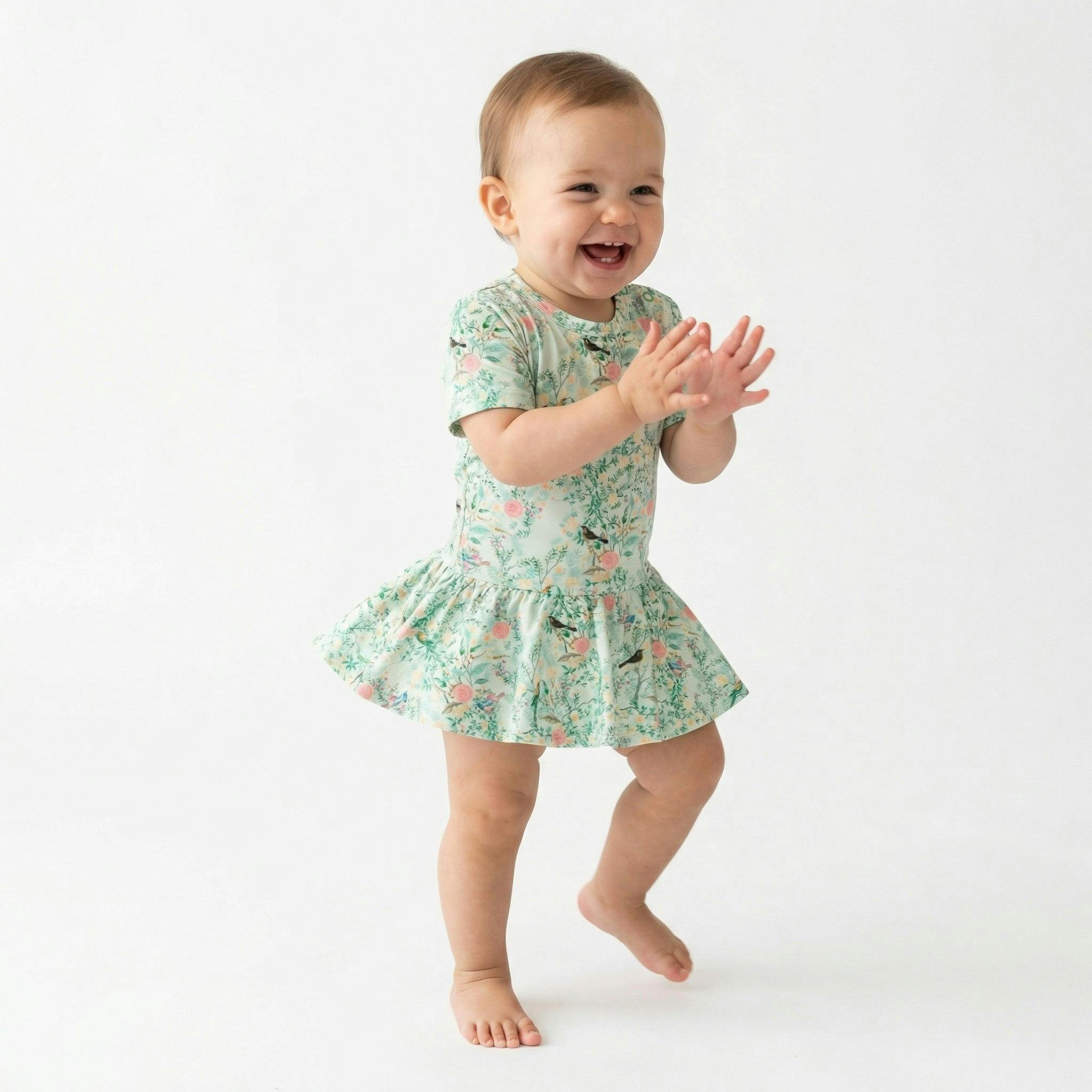 Bamboo Twirl Dress with Bodysuit