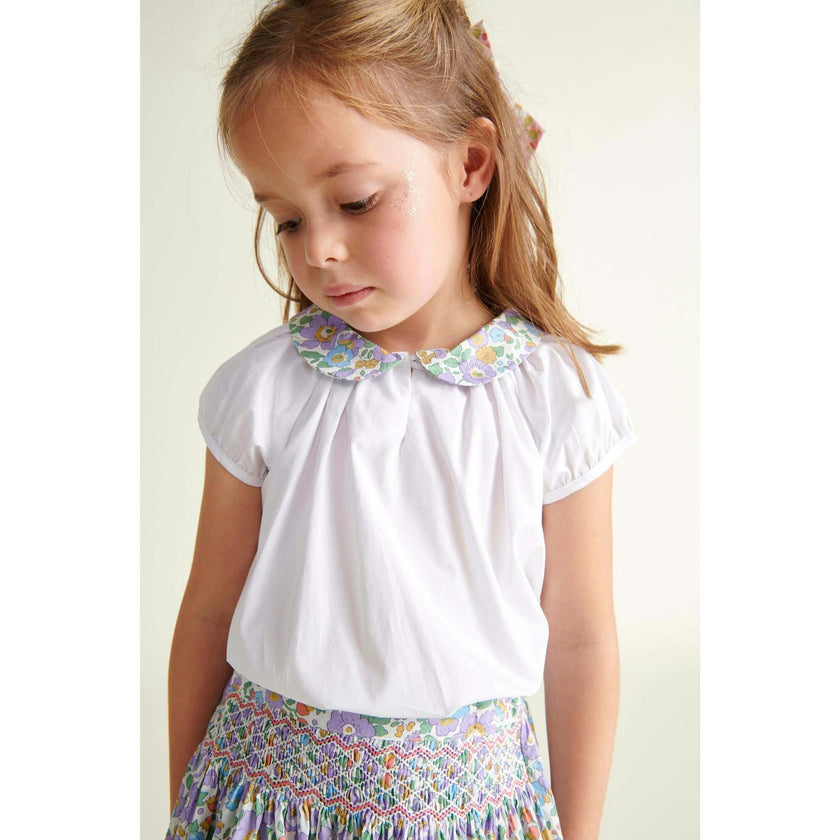 Made With Liberty Fabric Girls Blouse Giulia