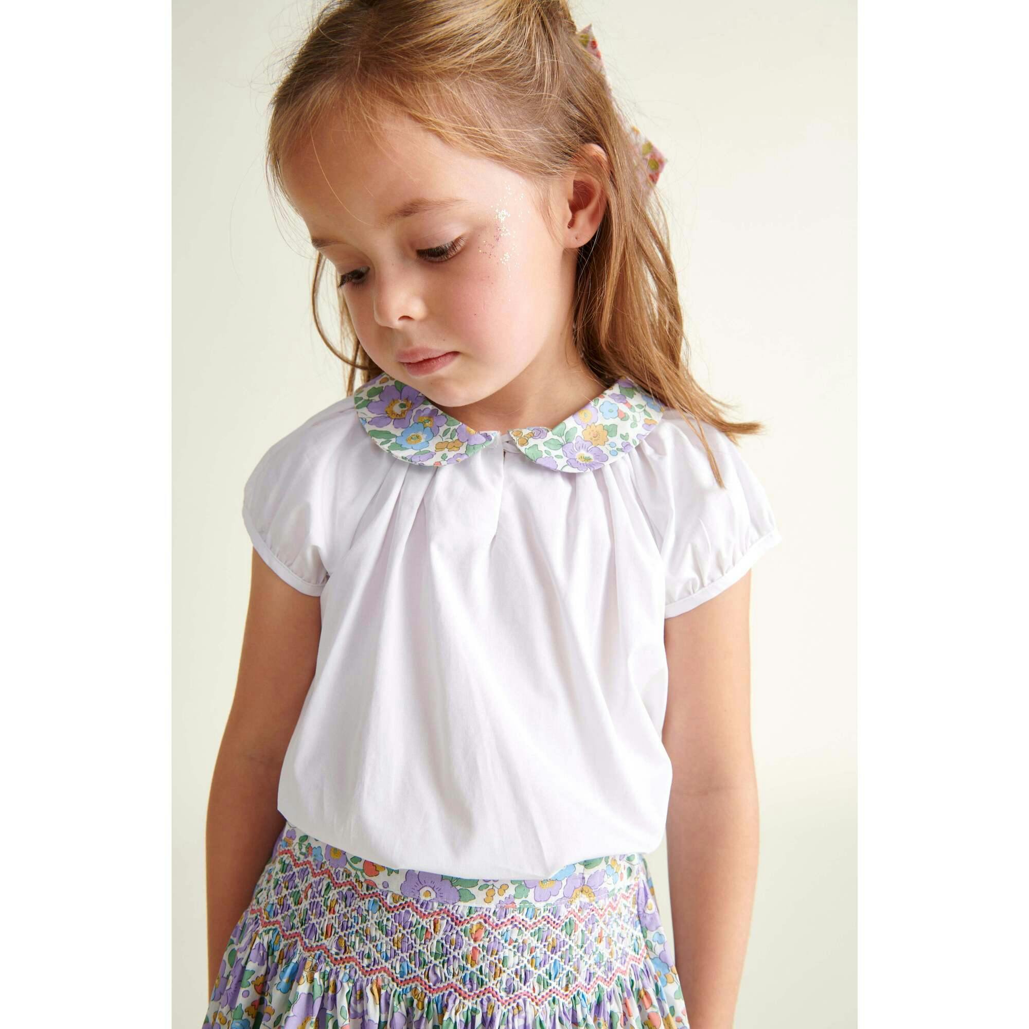 Made With Liberty Fabric Girls Blouse Giulia