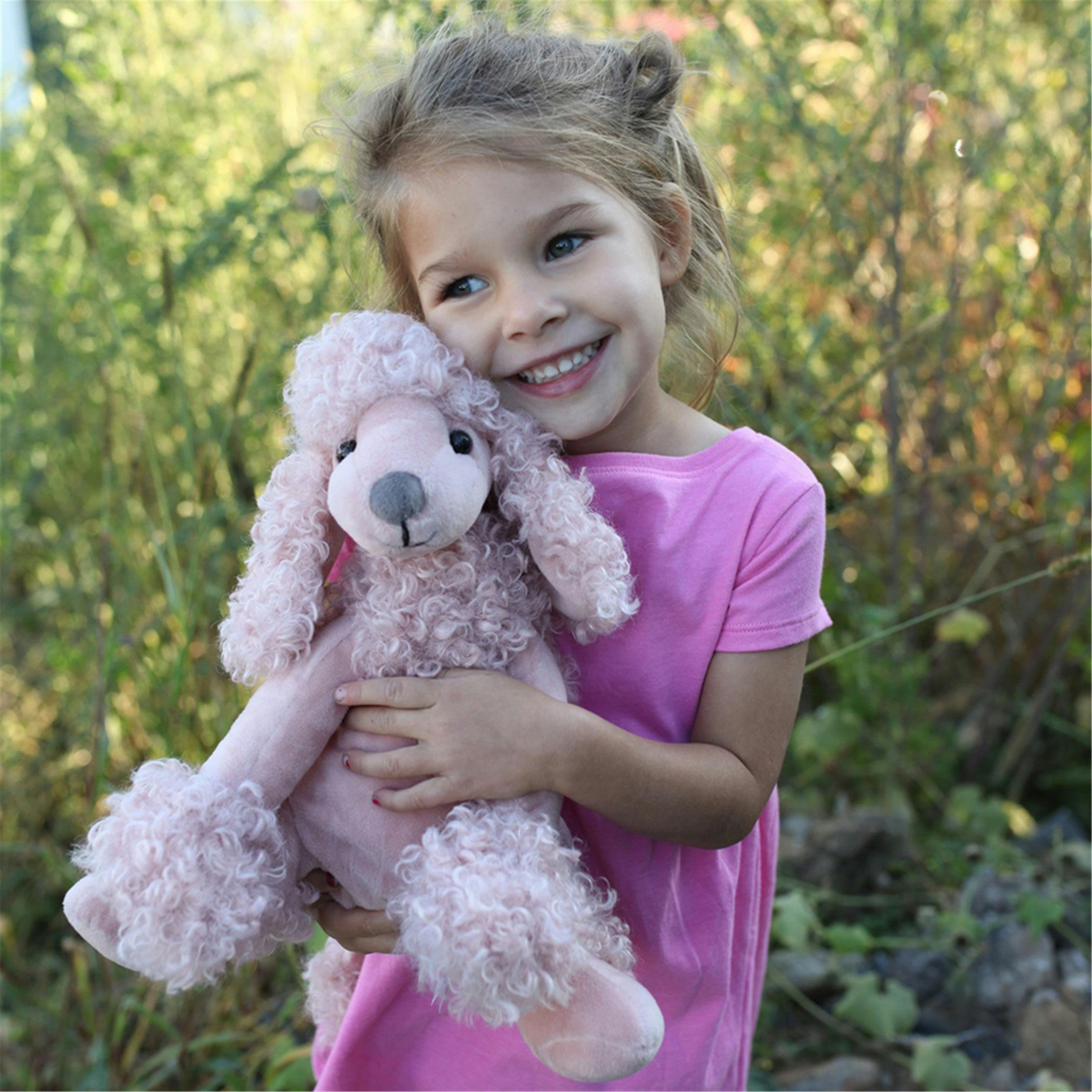 Paris Mauve Poodle Plush Toy