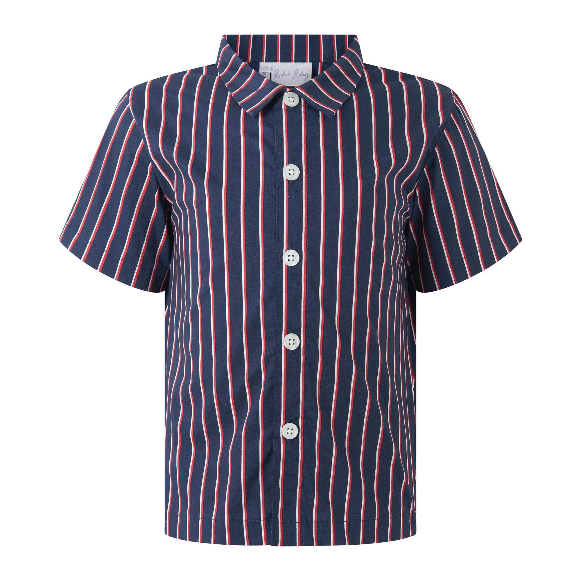 Navy Stripe Shirt