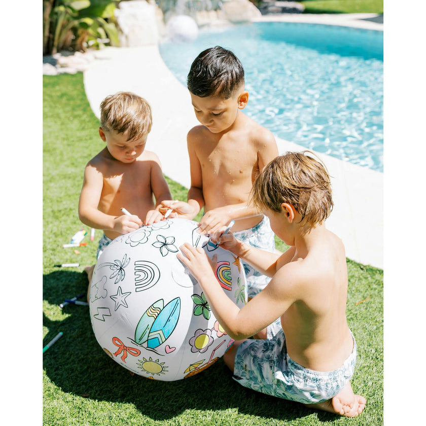 Design Your Own Beach Ball Kit - Summer Activity For Kids