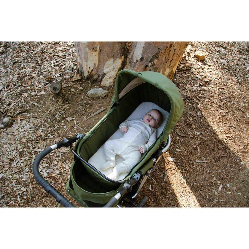 Single Bassinet Mattress Cover -Organic Cotton