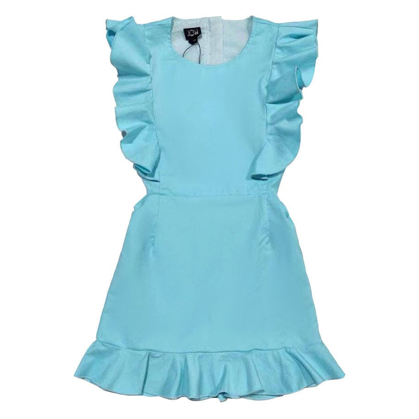Blue Denim Cut Out Dress