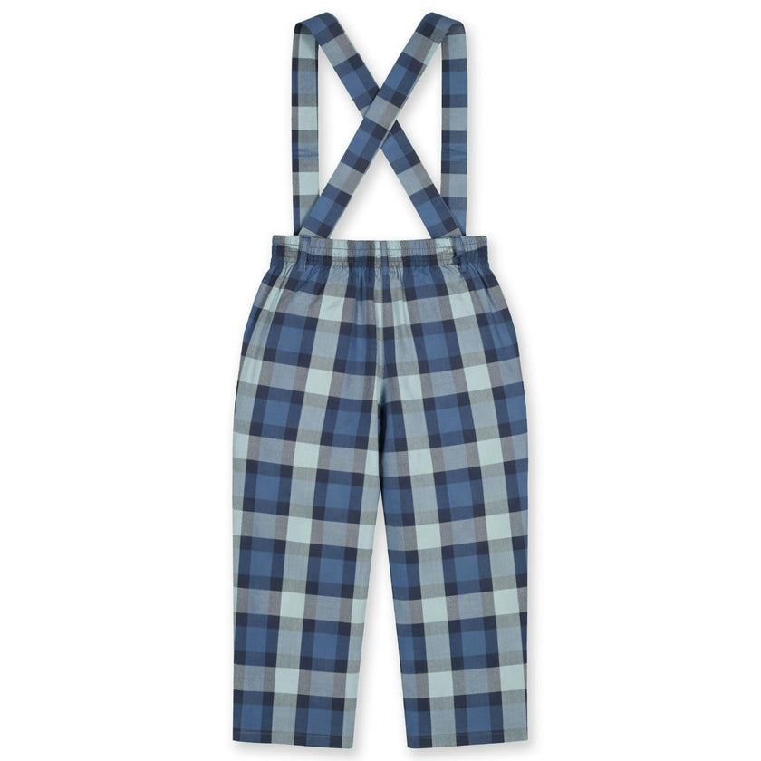 Plaid Pant with Removable Suspenders
