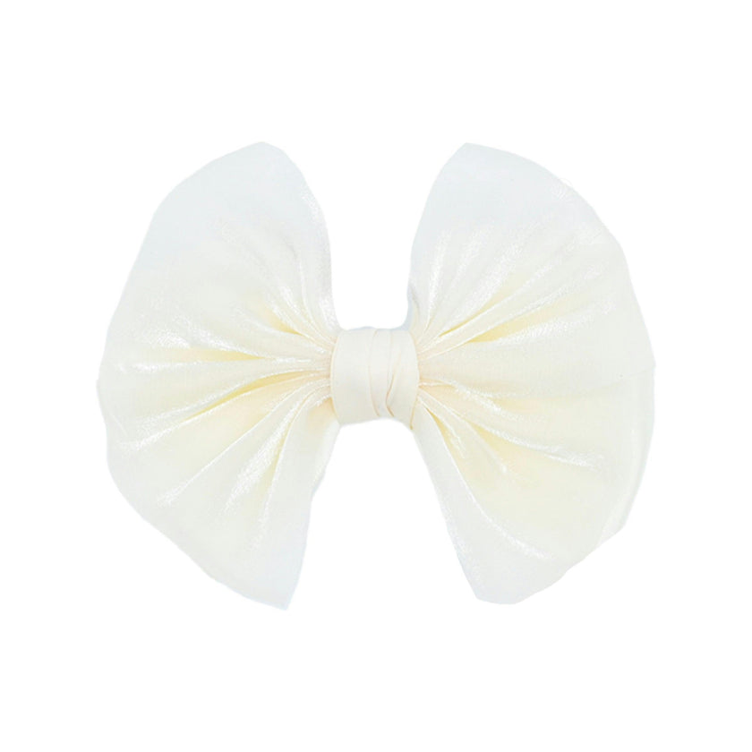 Multicolor Satin Bow Hairclip Set