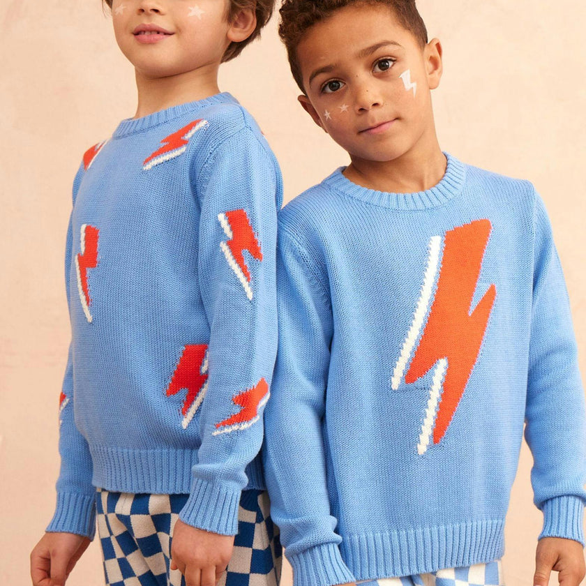 Bolt Storm Jumper | Azure