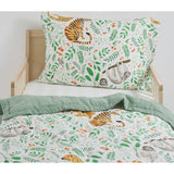 Cotton Muslin Toddler Bedding 3 Piece Set - Mighty Jungle