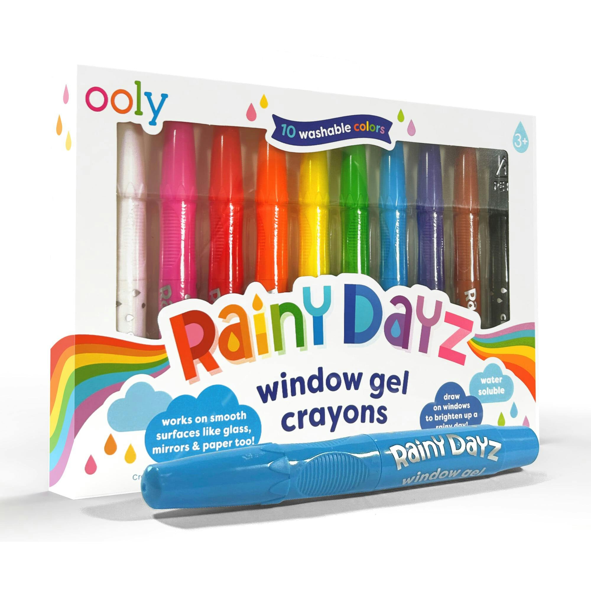 Rainy Dayz Window Watercolor Gel Crayons - Set of 10