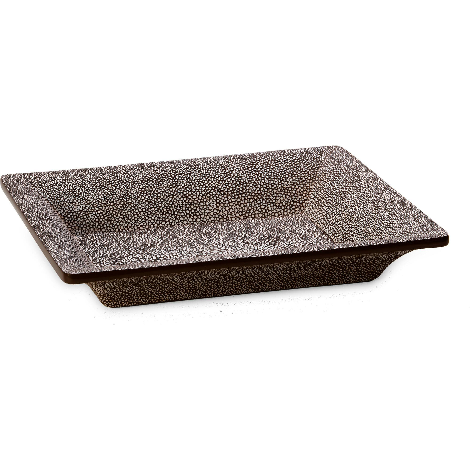 Shagreen Rectangular Vide Poche