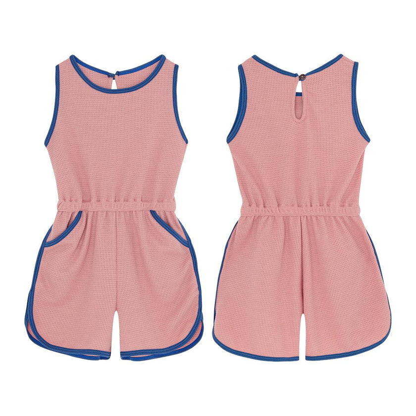 COTTON WAFFLE PALO ROSA - RETRO JUMPER