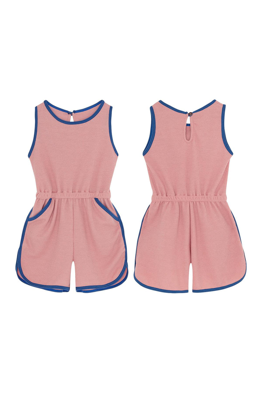 COTTON WAFFLE PALO ROSA - RETRO JUMPER