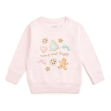 Merry and Bright Gingerbread Christmas Sweatshirt