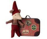 Christmas mouse, Baby in suitcase