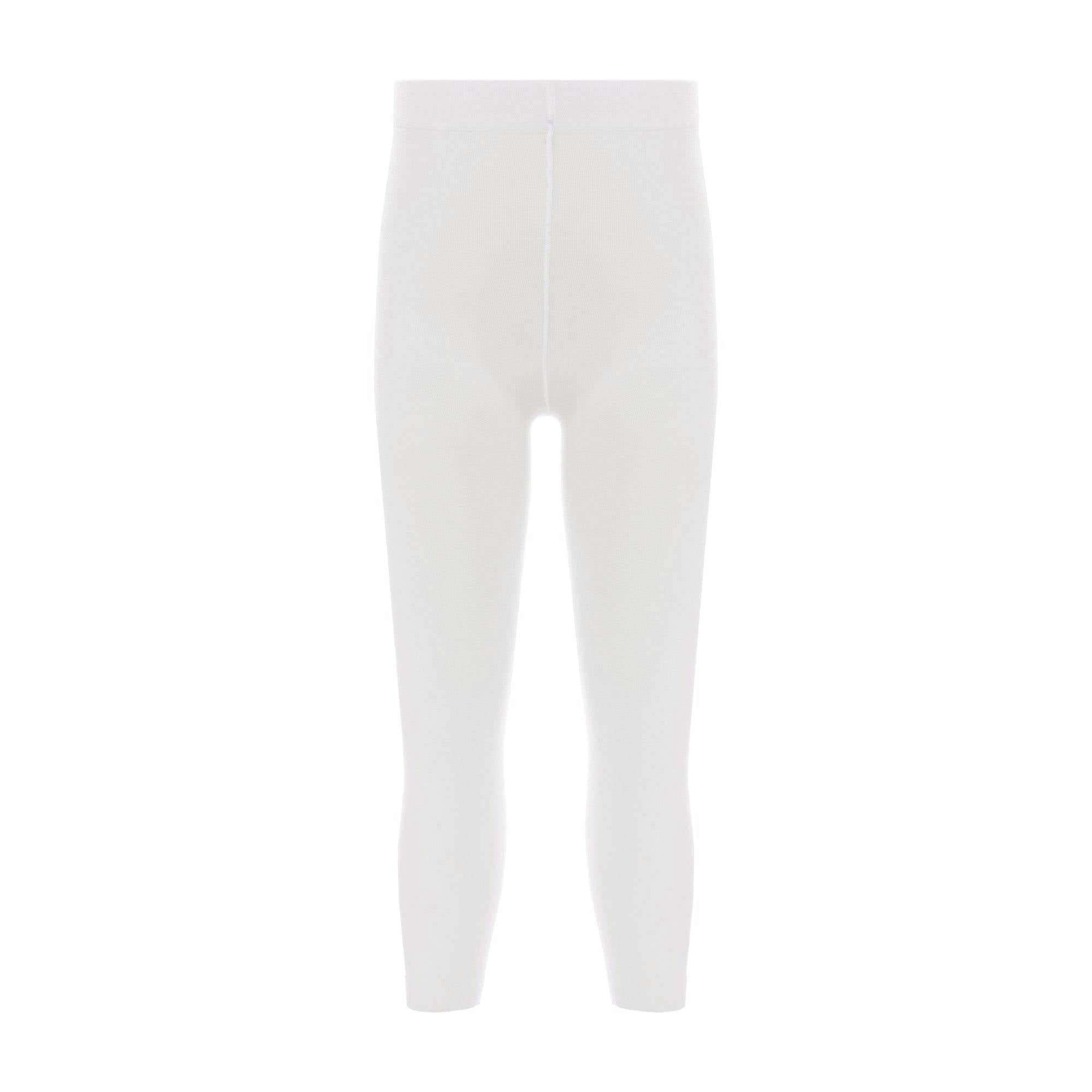 White Cotton Tights