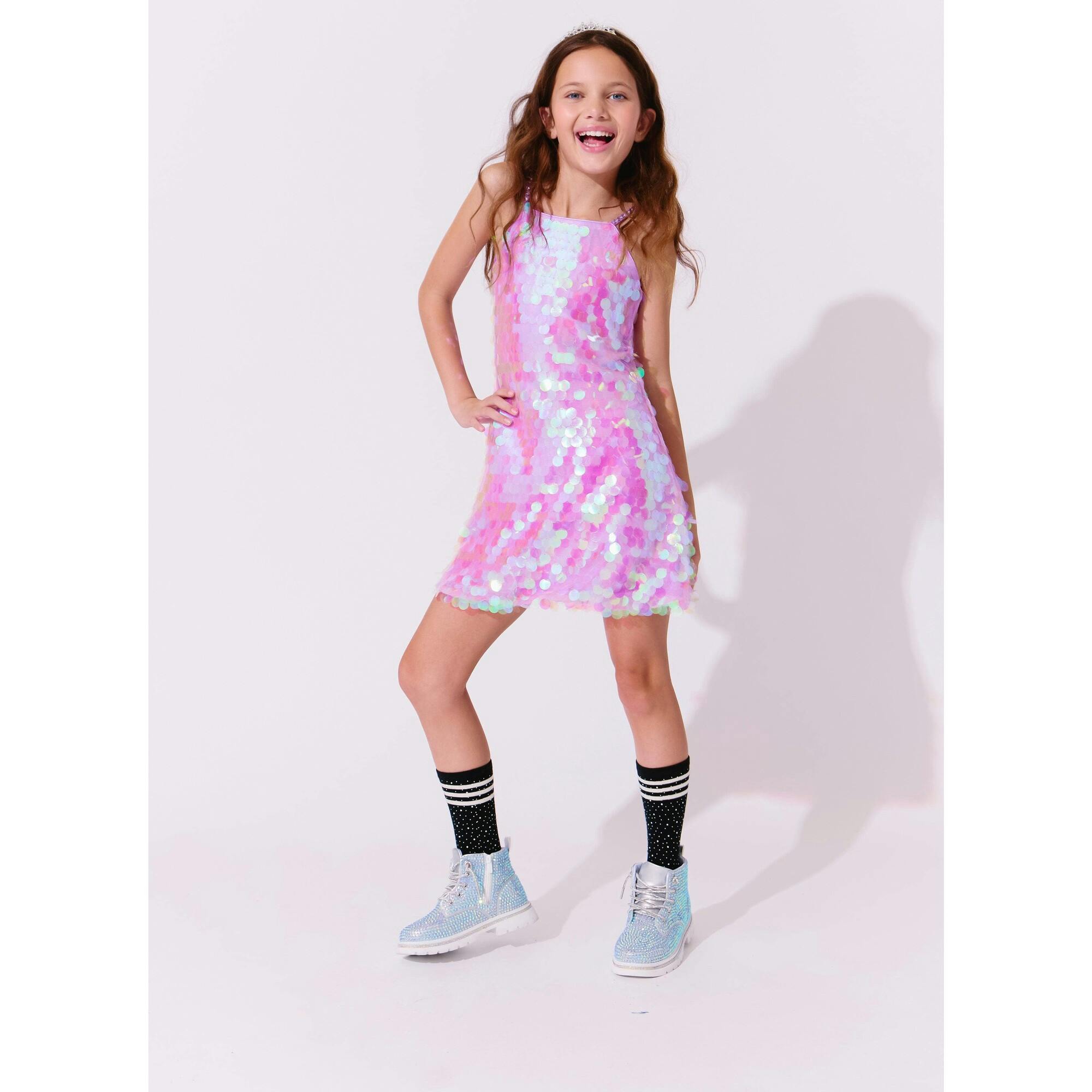 Lavender Magic Paillette Dress