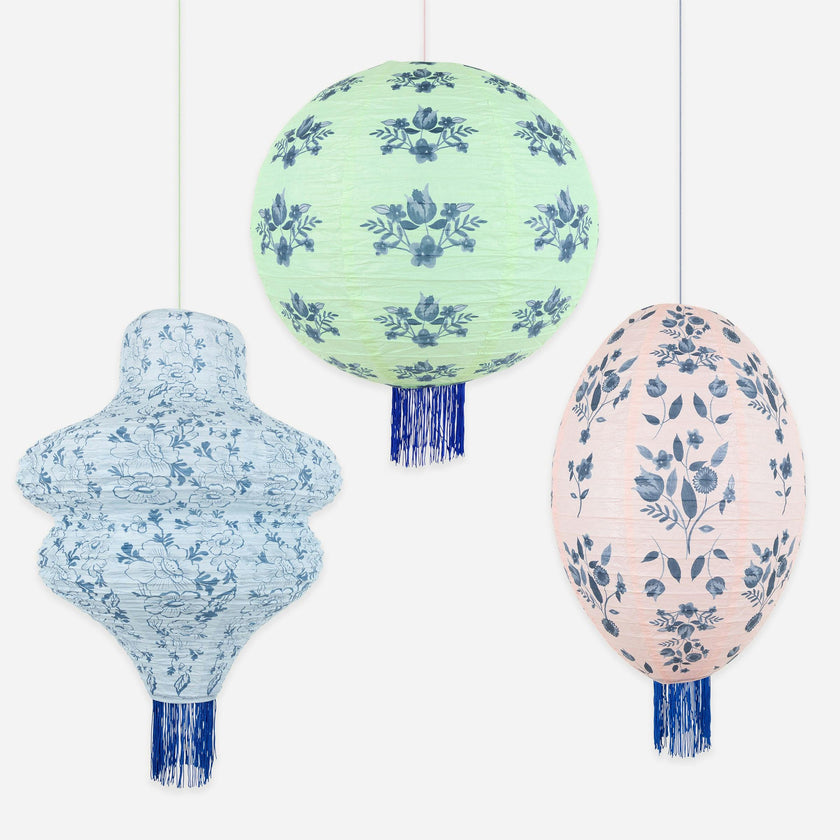 Vintage Botanical Lanterns