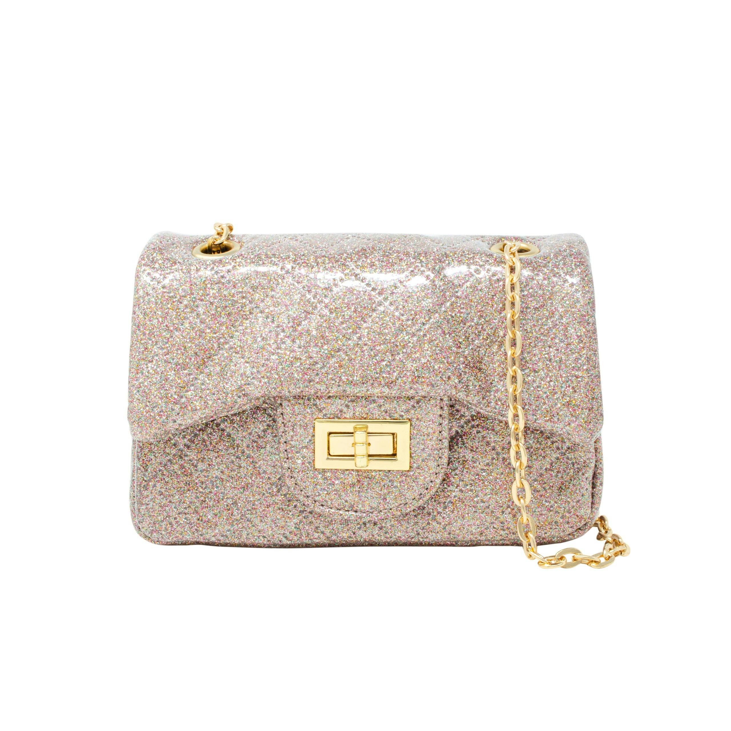 Classic Quilted Sparkle Mini Handbag