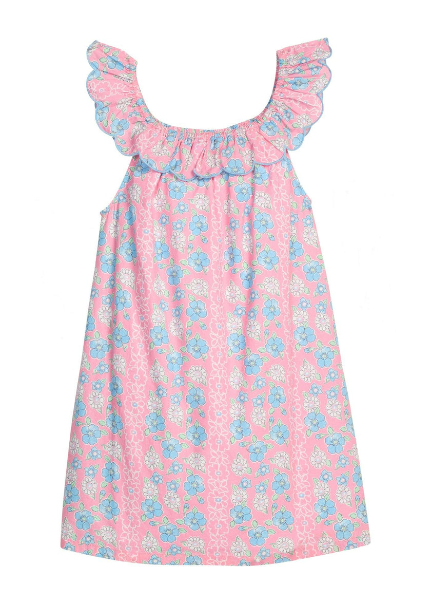 Flora Dress - Spring Marguerite Floral