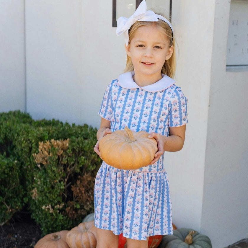 Libby Girls' Dress - Harvest Ribbon Floral