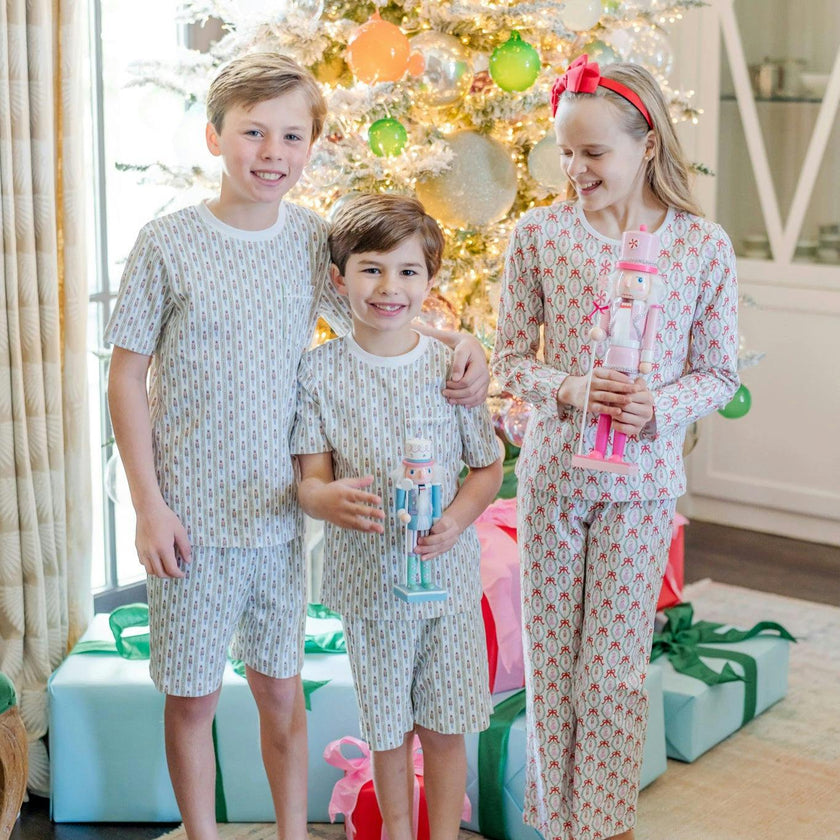 Charles Boys' Short Set - Nutcracker Stripe