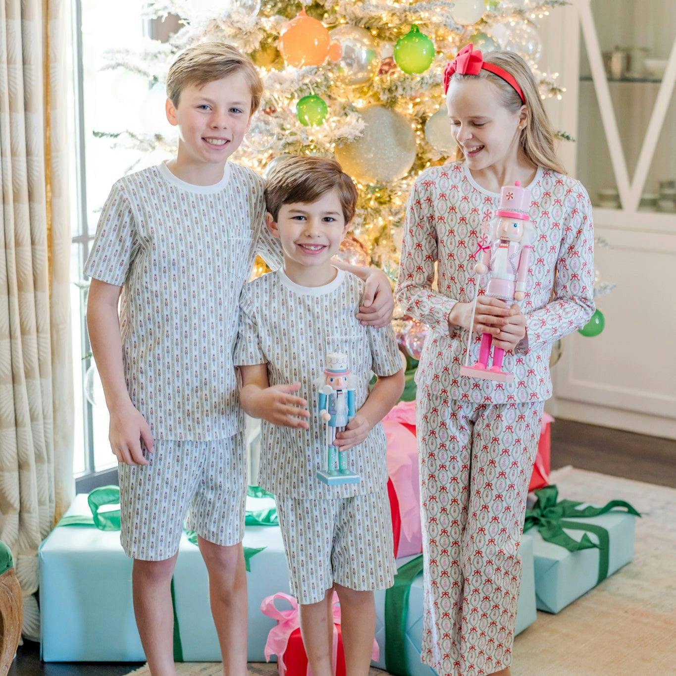 Charles Boys' Short Set - Nutcracker Stripe