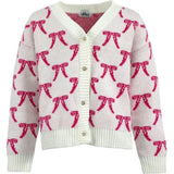 Pretty in Pink Bow Cardigan
