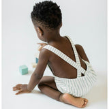 Criss-Cross Overall One-Piece, Green