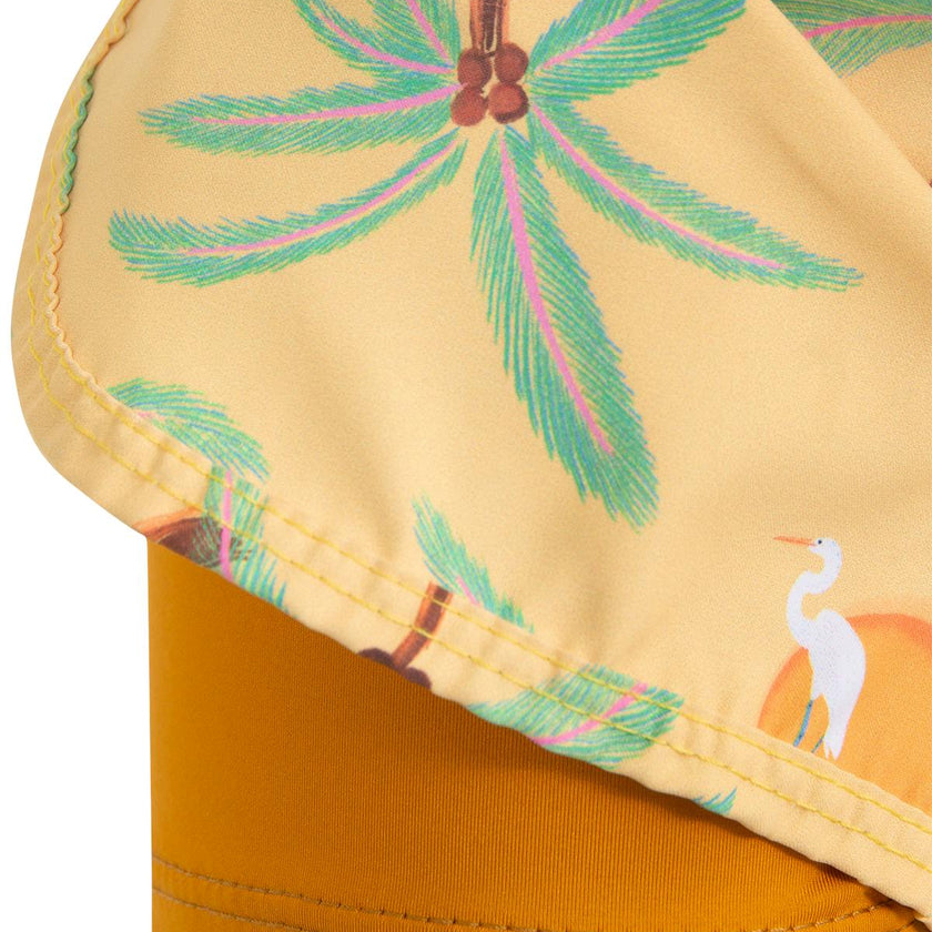PALMERAS AMARILLO - GIRL SWIMSHORT