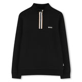 Boys Black Logo Sweatshirt
