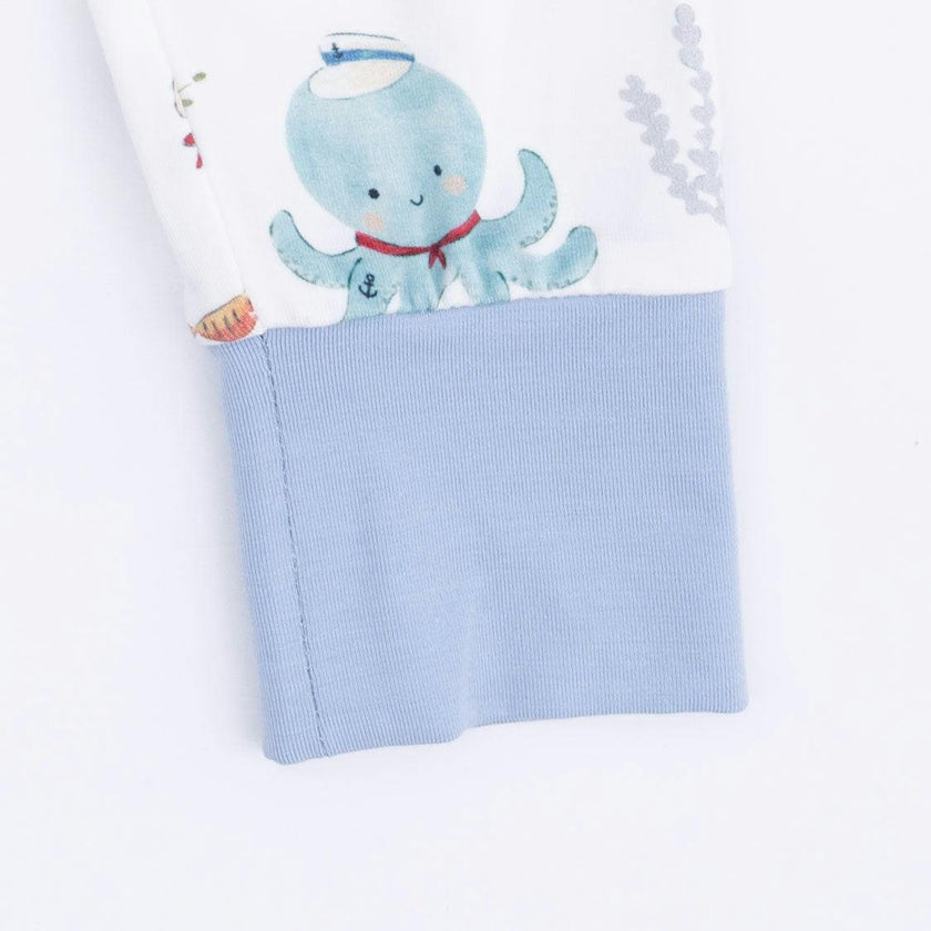 Sailor Sea Creatures - Short Sleeve Loungewear Set
