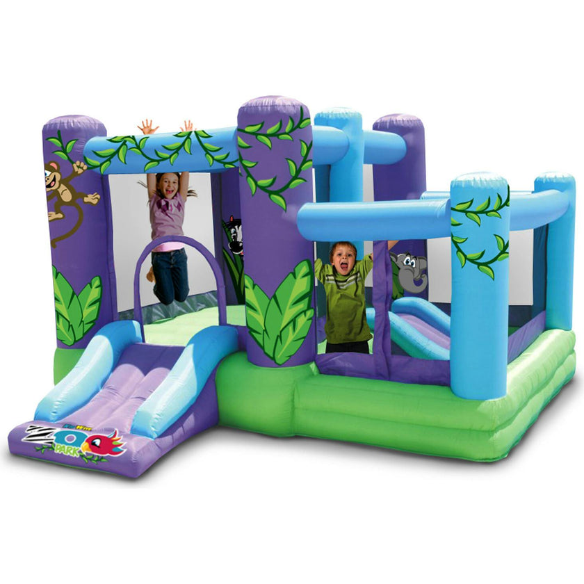 Zoo Park Inflatable Bounce House With Ball Pit