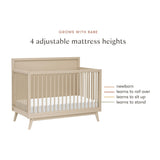 Babyletto Palma 4-in-1 Convertible Crib with Toddler Bed Conversion Kit