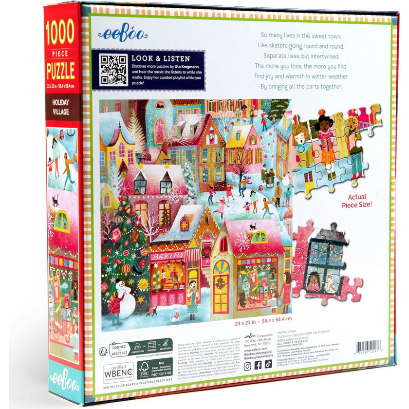 Piece&Love: Holiday Village - 1000 pc Puzzle