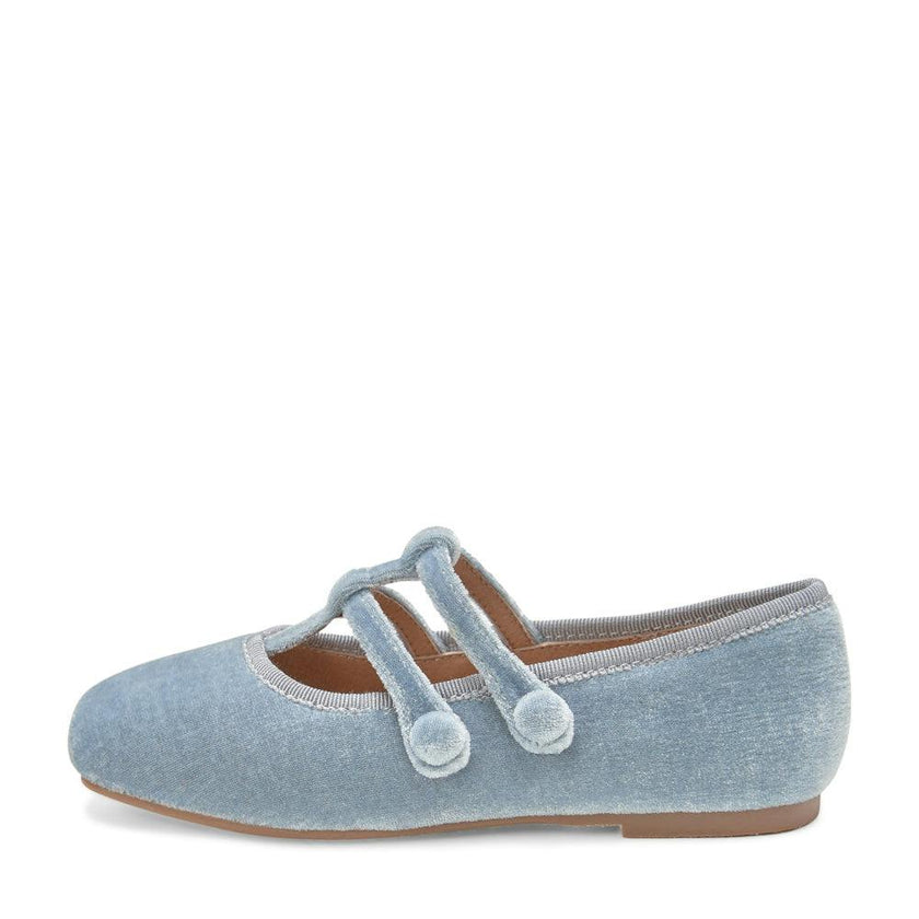 Florence Velvet Double Strap Mary Janes