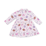 Football Cheer - Long Sleeve Tennis Bodysuit Dress