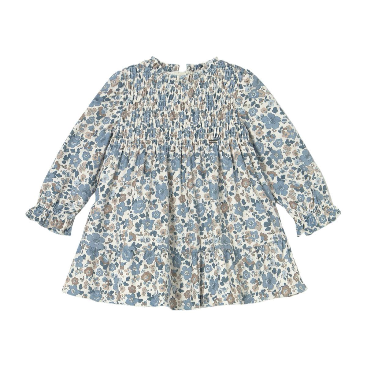Baby Ruffled Velvet Dress