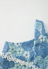 Jade Embroidered Halter Neck Top