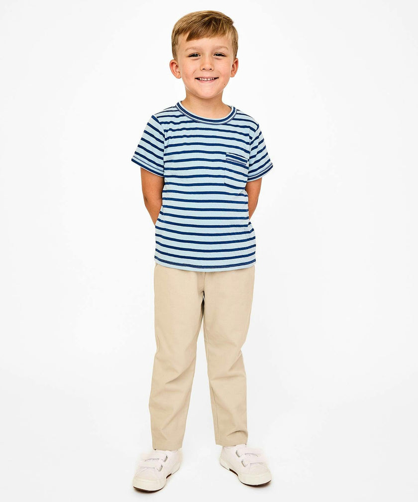 Willie T-Shirt, Sky Blue Stripe
