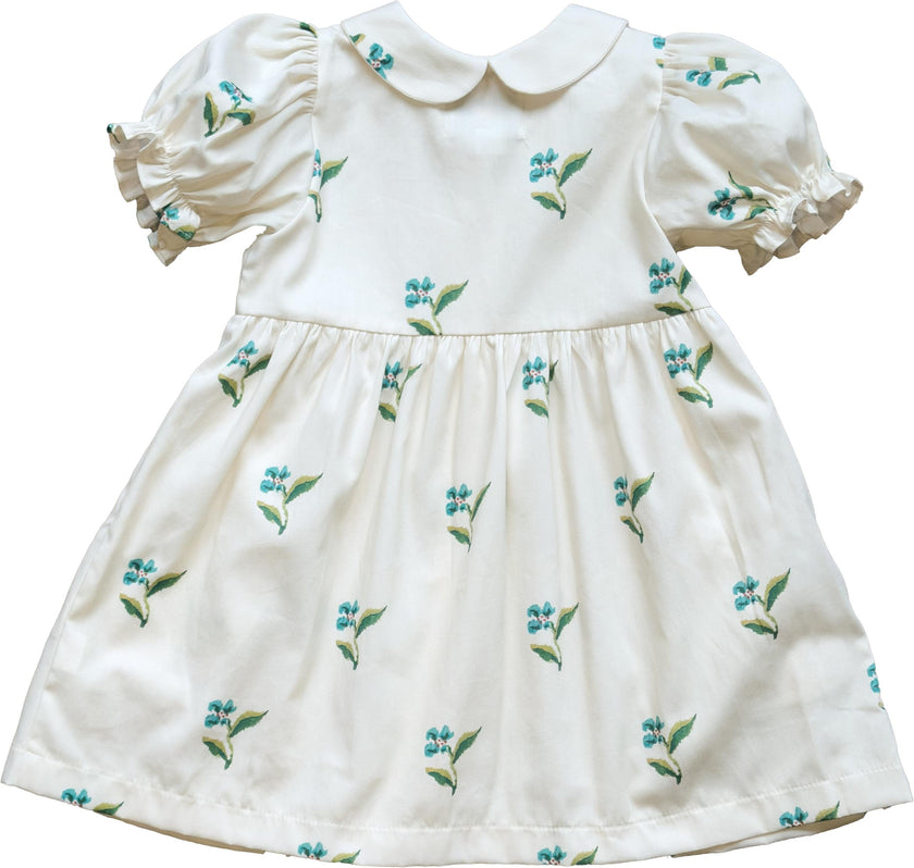 Charlotte Dress in Flame Stitch Floral