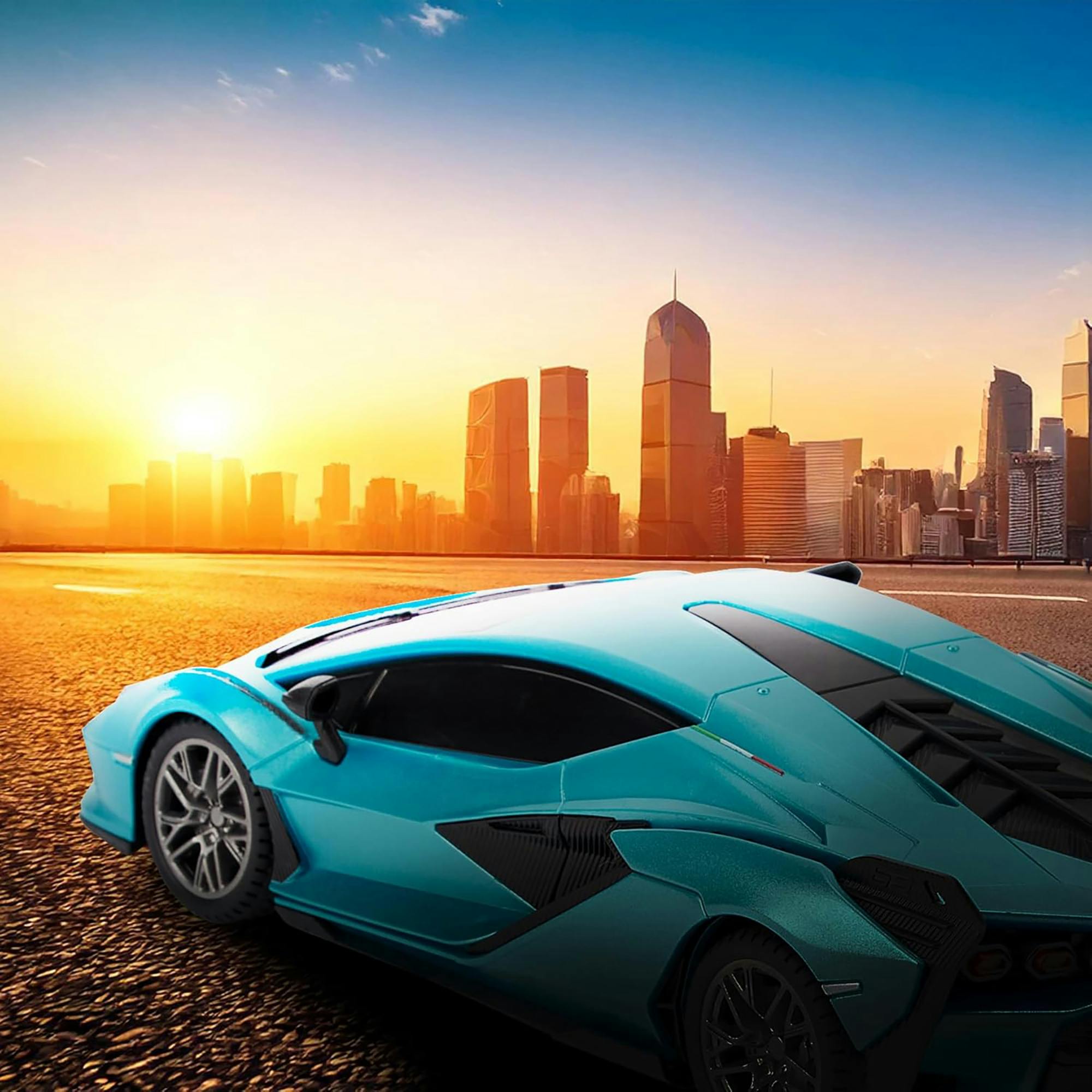 CMJ RC Car: RC Lamborghini Sian FKP 37 - Blue