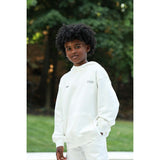 Relaxed Cotton Hoodie With Print
