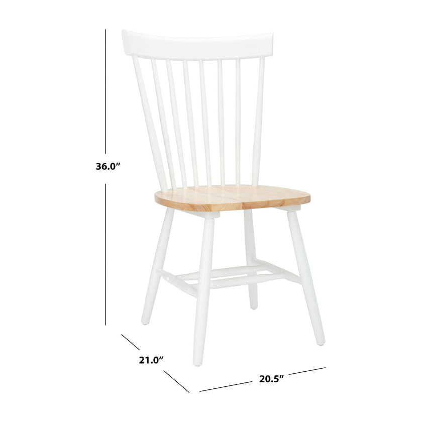 Set of 2 Parker Spindle Accent Chairs
