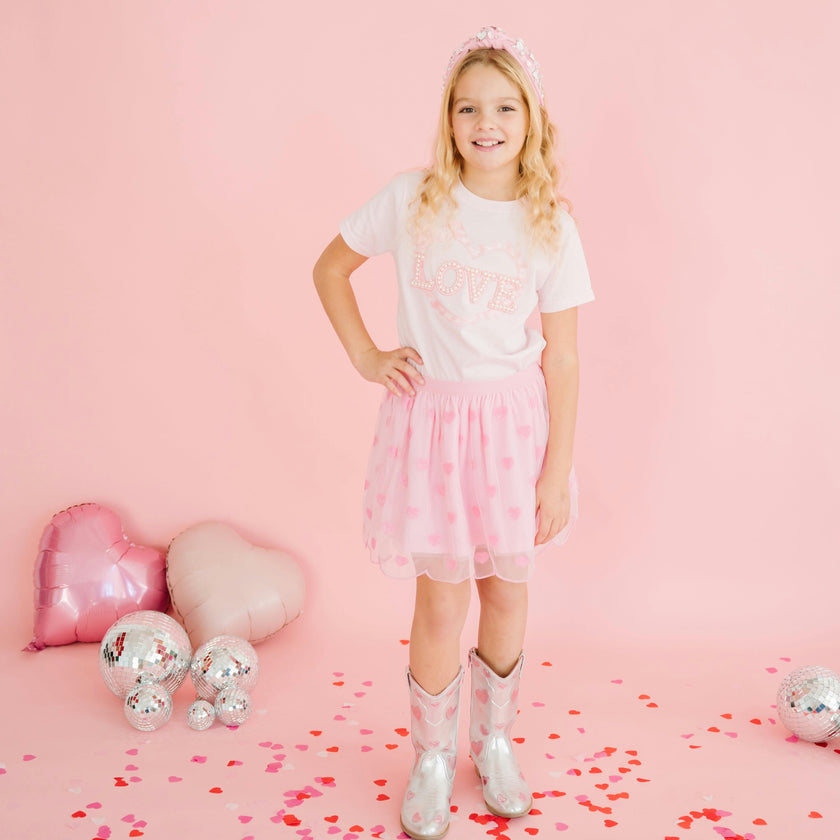 Pearl Love Patch Short Sleeve T-Shirt