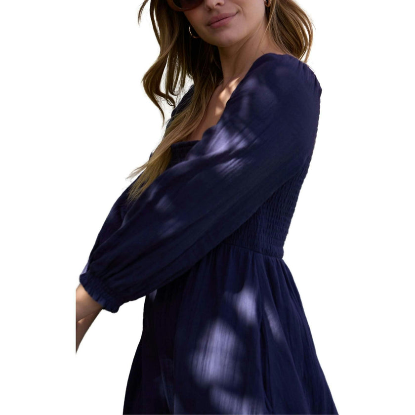 Pippa Shirred Bodice Maxi Dress