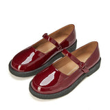Aria 2.0 Patent Leather Flatform Sole Mary Jane Shoes