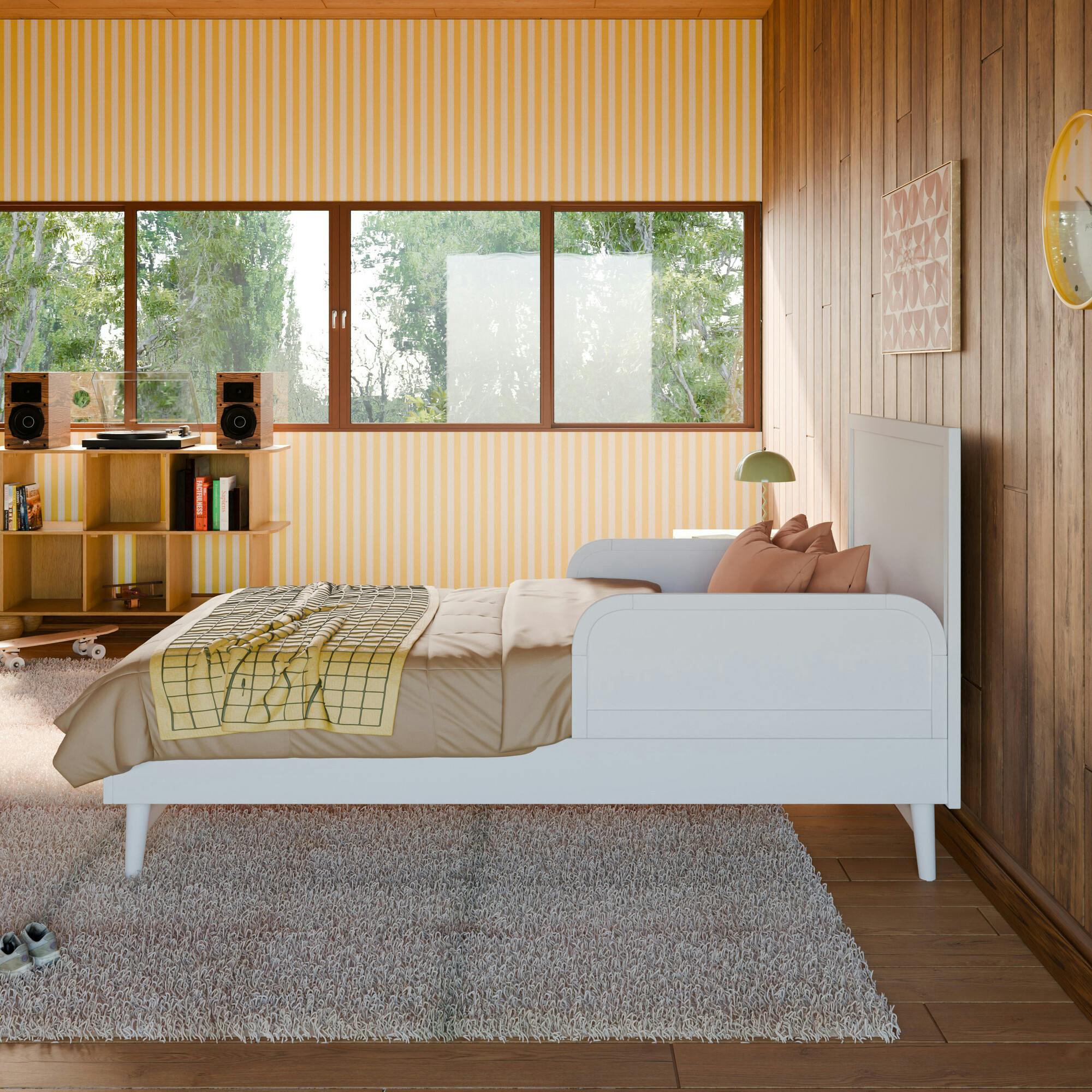 Twin/Full Bed Guardrail in White
