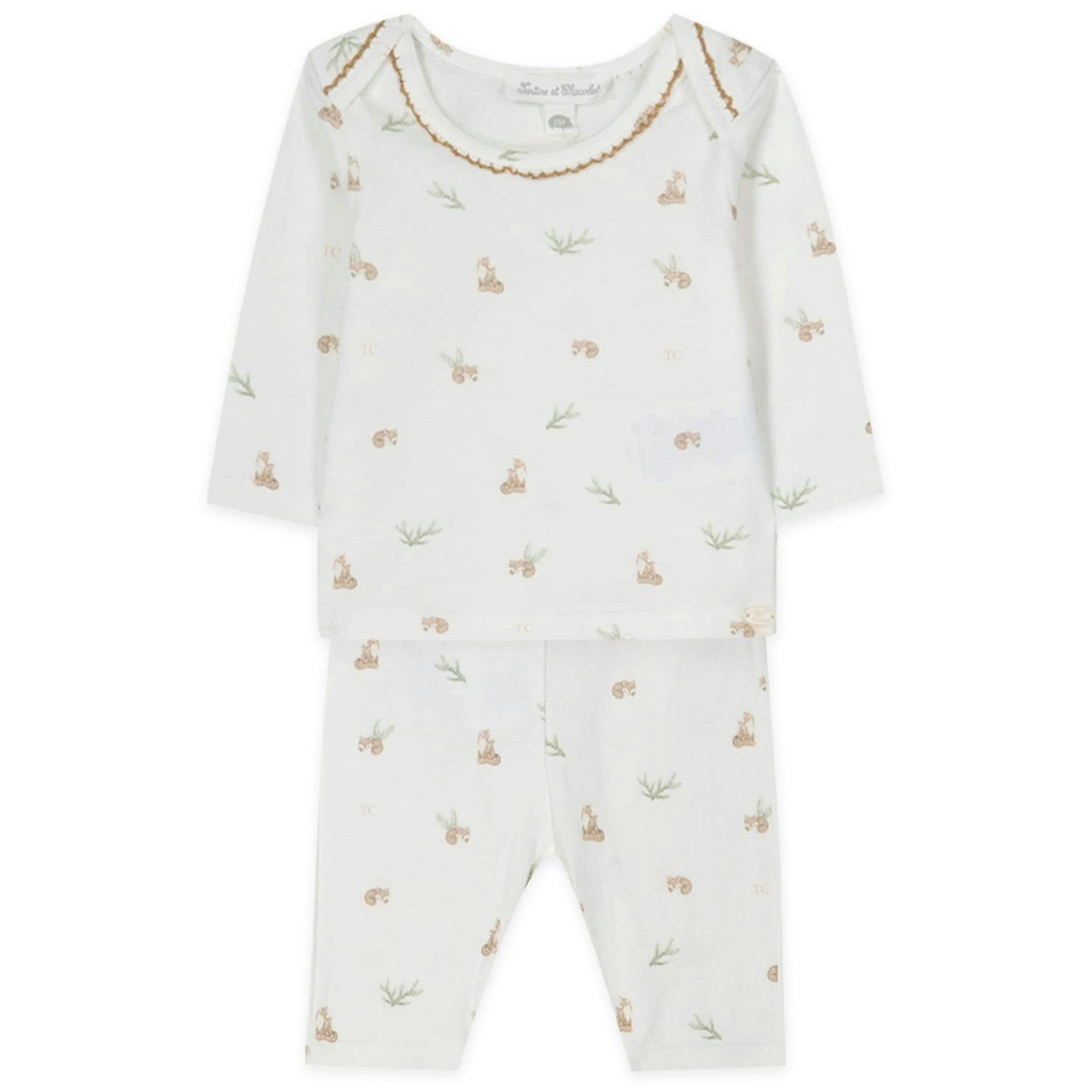 TARTINE ET CHOCOLAT Squirrel Friends Pajama Set