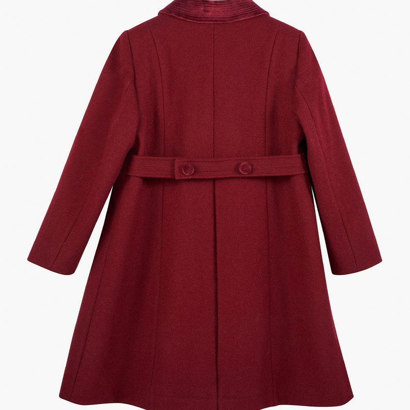 Classic Coat in Burgundy